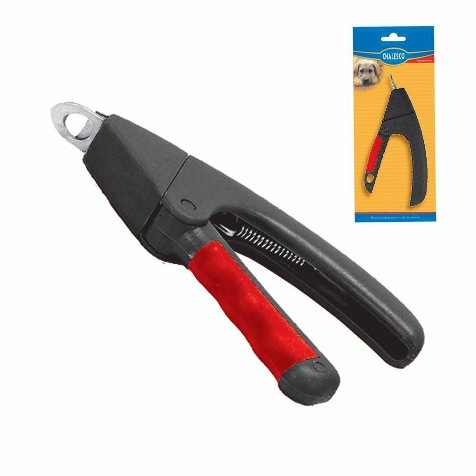 Cortador de Unha Pet Alicate Tipo Guilhotina Corpo Plastico Professional Care 14x7cm Chalesco