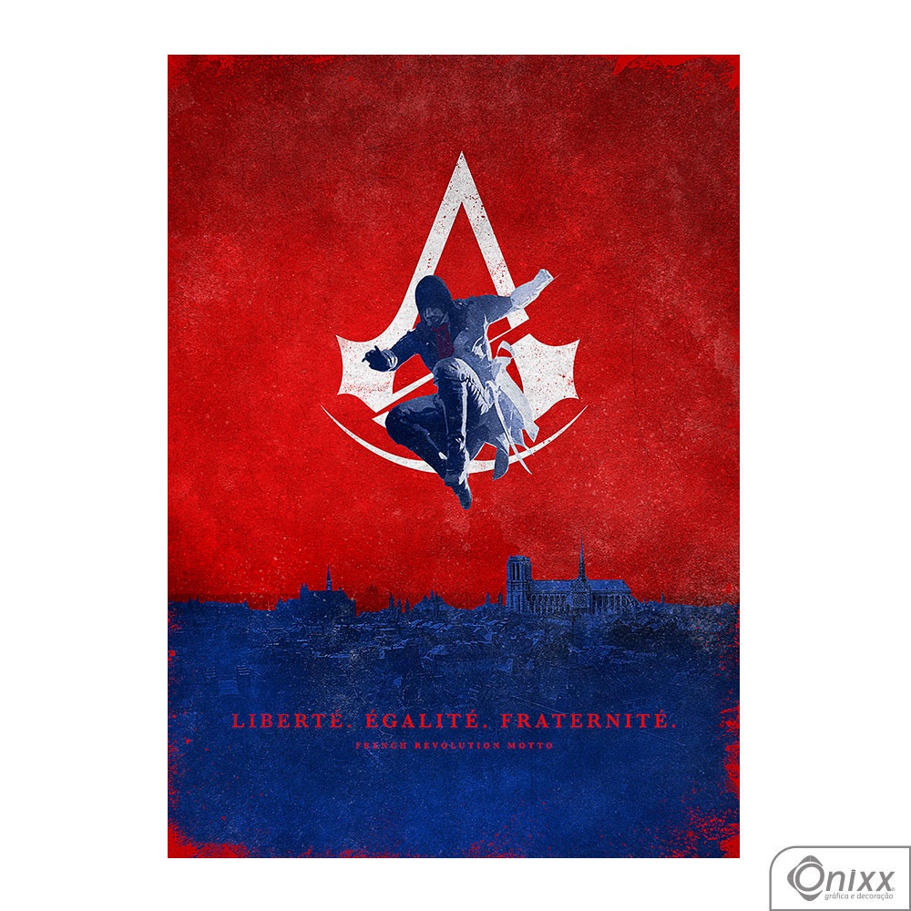 Pôster Adesivo Assassin's Creed Unity 30x42cm