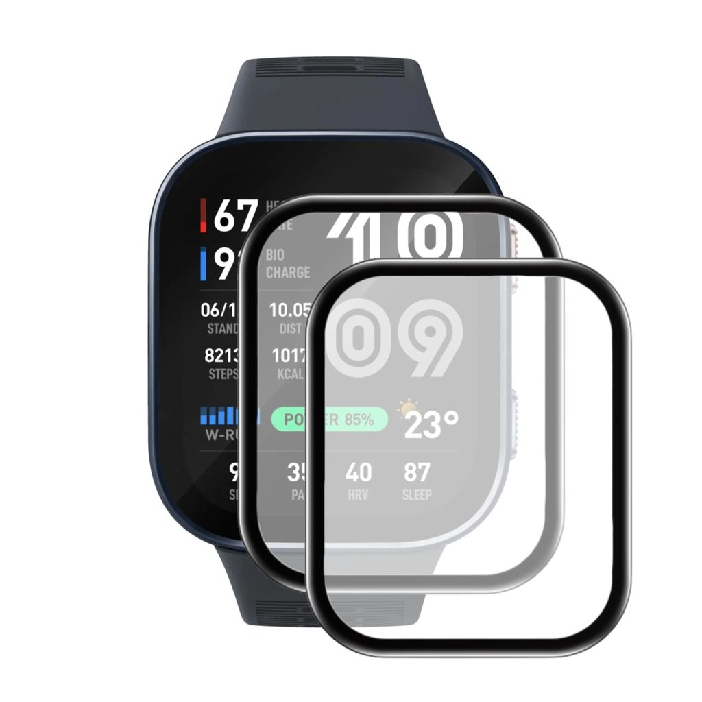 2x Protetores Para Smartwatch amazfit bip max Alta Definição