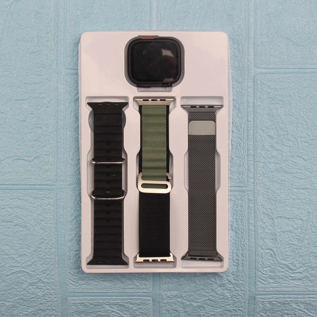 Smartwatch Sistema 10 oxigênio no sangue 2026 novo para iPhone IOS relógio masculino 3 em 1
