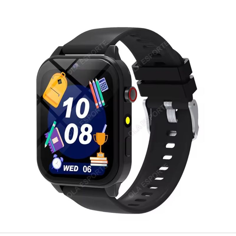 Smartwatch Infantil T6 vários jogos Meninos e Meninas com calculadora camera sua foto na tela NÃO PRECISA DE CELULAR