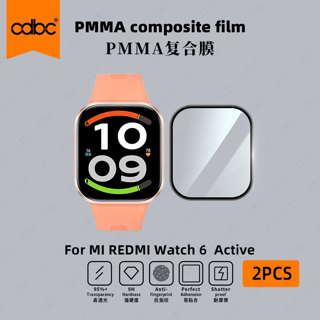 cdbc Protetor De Tela De Hidrogel Composto PMMA Cheia Para Redmi Watch6 Active Watch6 Lite HD Resistente Ao Desgaste Ant