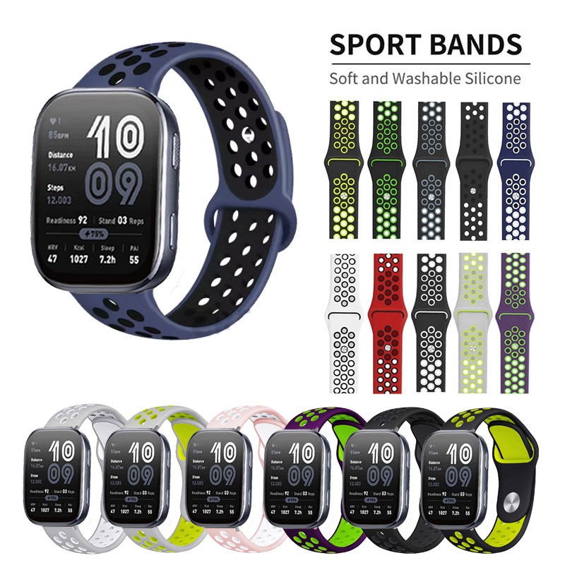Pulseira De Silicone Para Esportes Ao Ar Livre À Prova D'água Huami Amazfit Bip 6 Bip6 / Bip Max