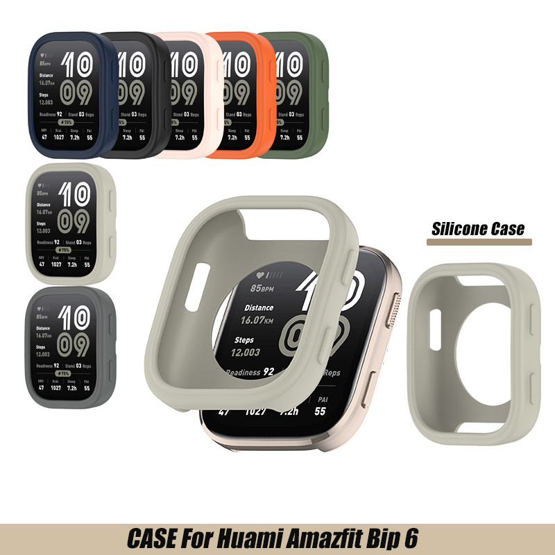 Capa De Silicone Macio Para Huami Amazfit Bip 6 , Protetora À Prova De Choque