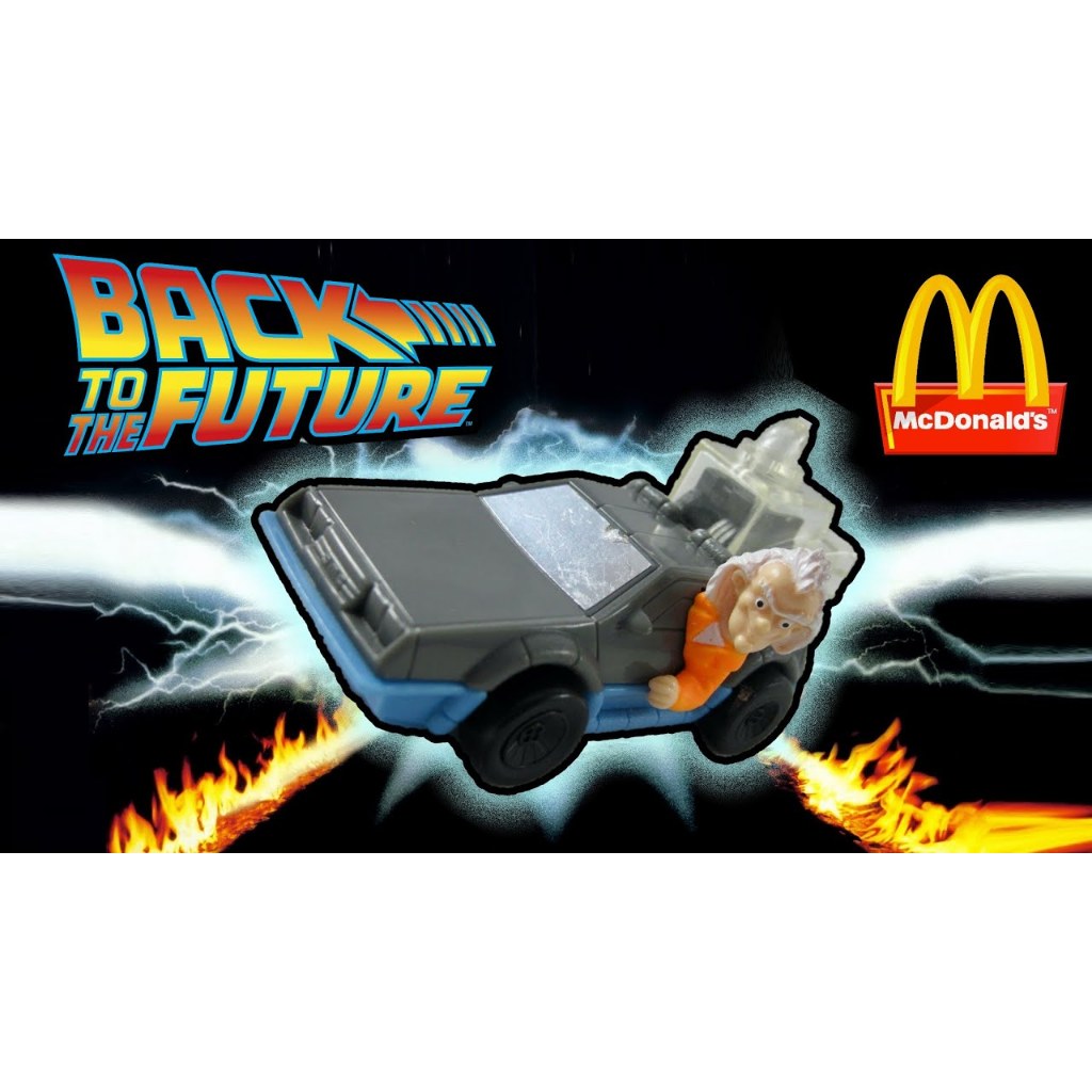 McDonalds 1991 DeLorean De Volta Para o Futuro Solta Faiscas Raro Vintage Original na embalagem