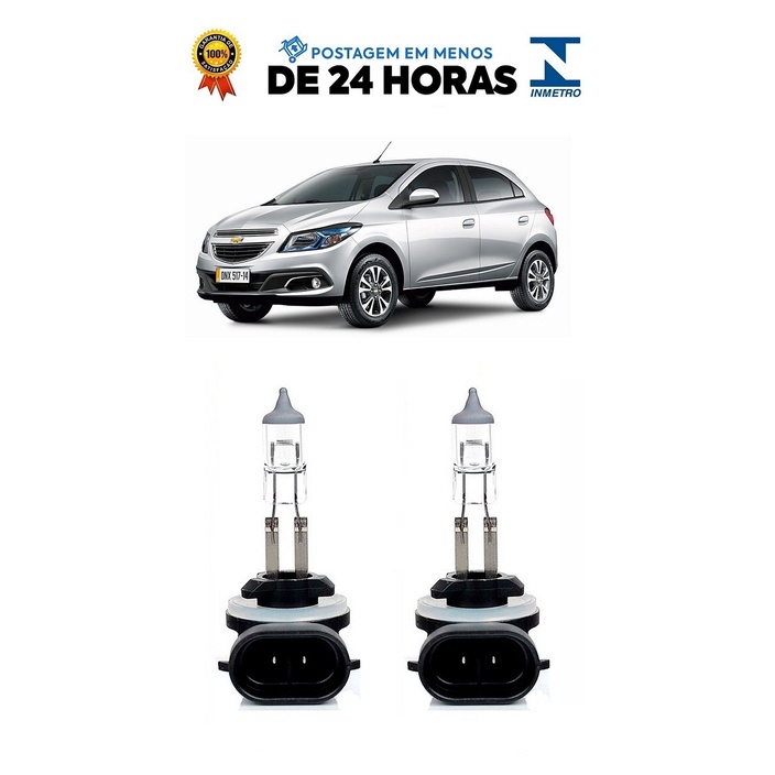 Par Lampada Farol de Milha Onix 2012 2012 2013 2014 2015 2016 2017 2018 2019 2020 H27