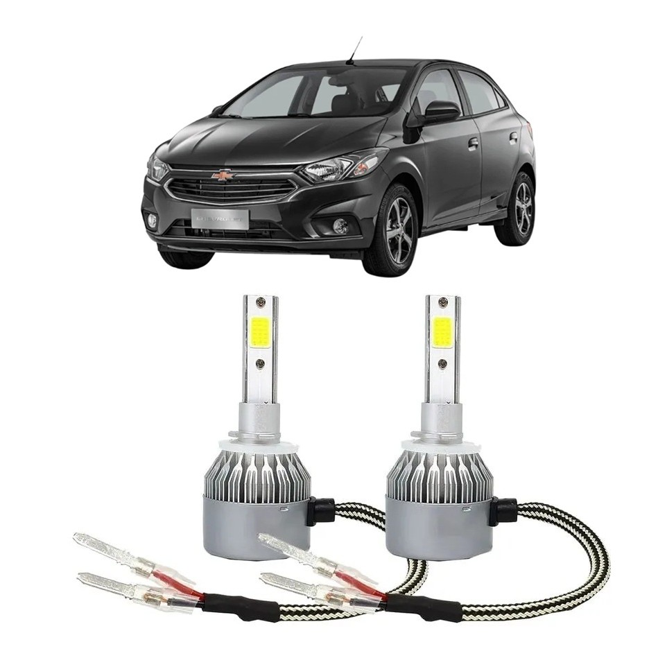 Par Lampada Super LED Farol de Milha Onix 2012 a 2020 6000k H27