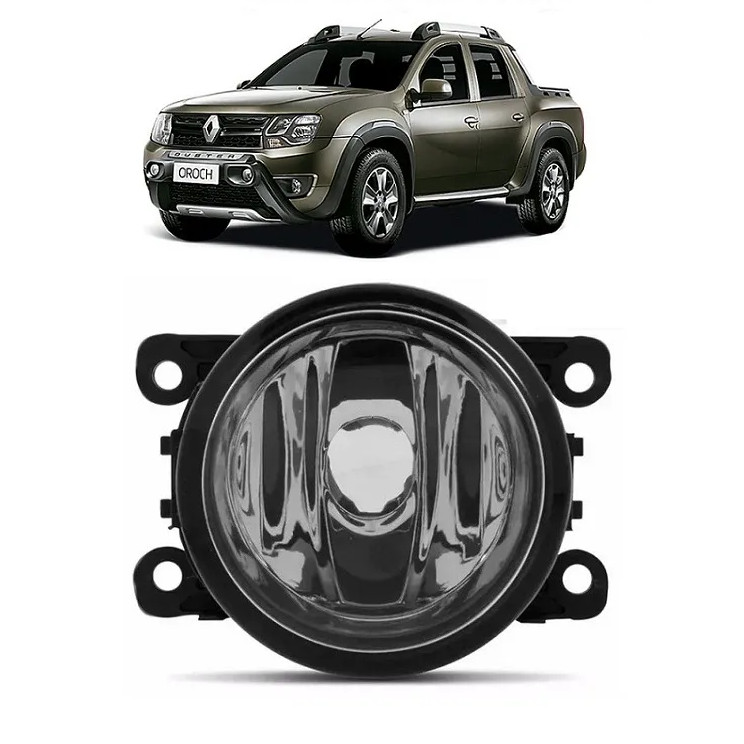 Farol de Milha Auxiliar Neblina Overbumper Oroch 2012 2013 2014 2015 2016 2017 2018 2019 2020