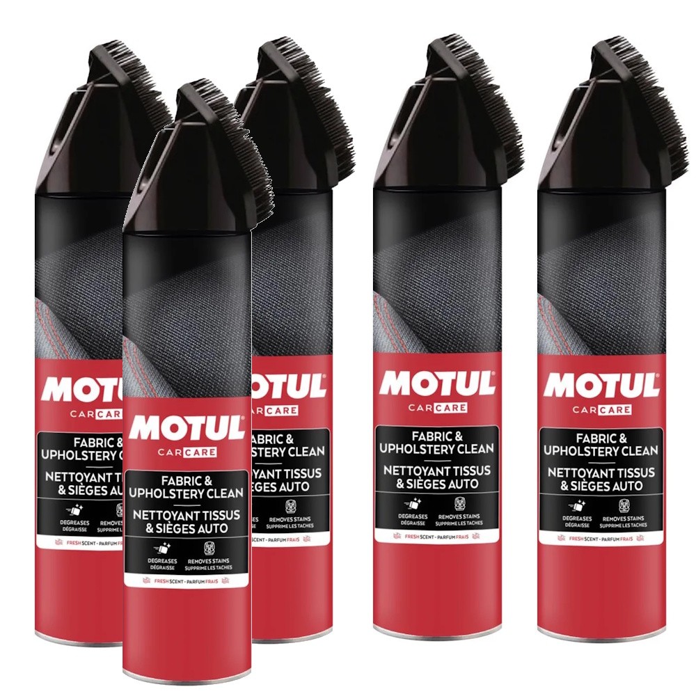 KIT MOTUL CAR CARE FABRIC & UPHOLSTERY CLEAN 5 UND
