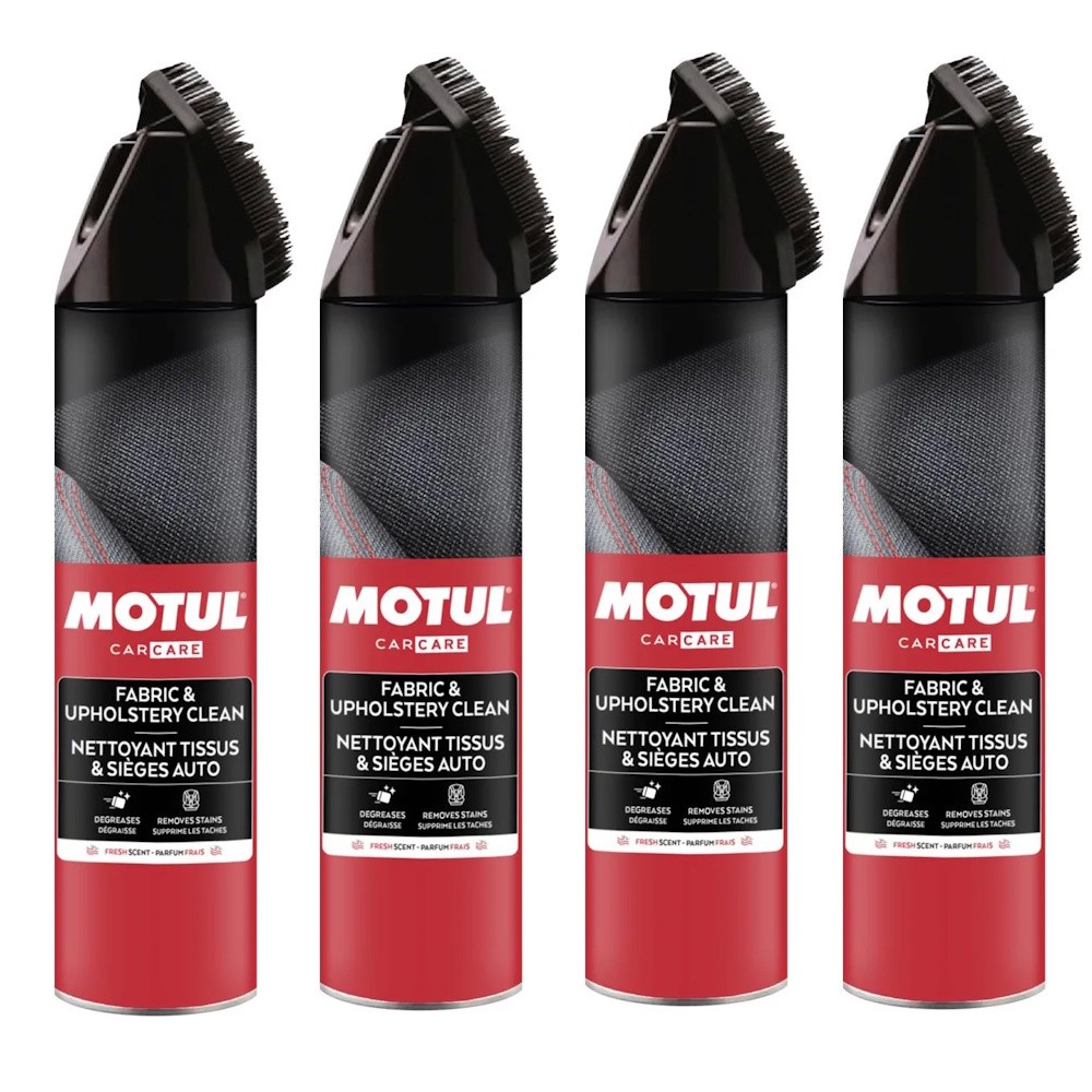 KIT MOTUL CAR CARE FABRIC & UPHOLSTERY CLEAN 4 UND
