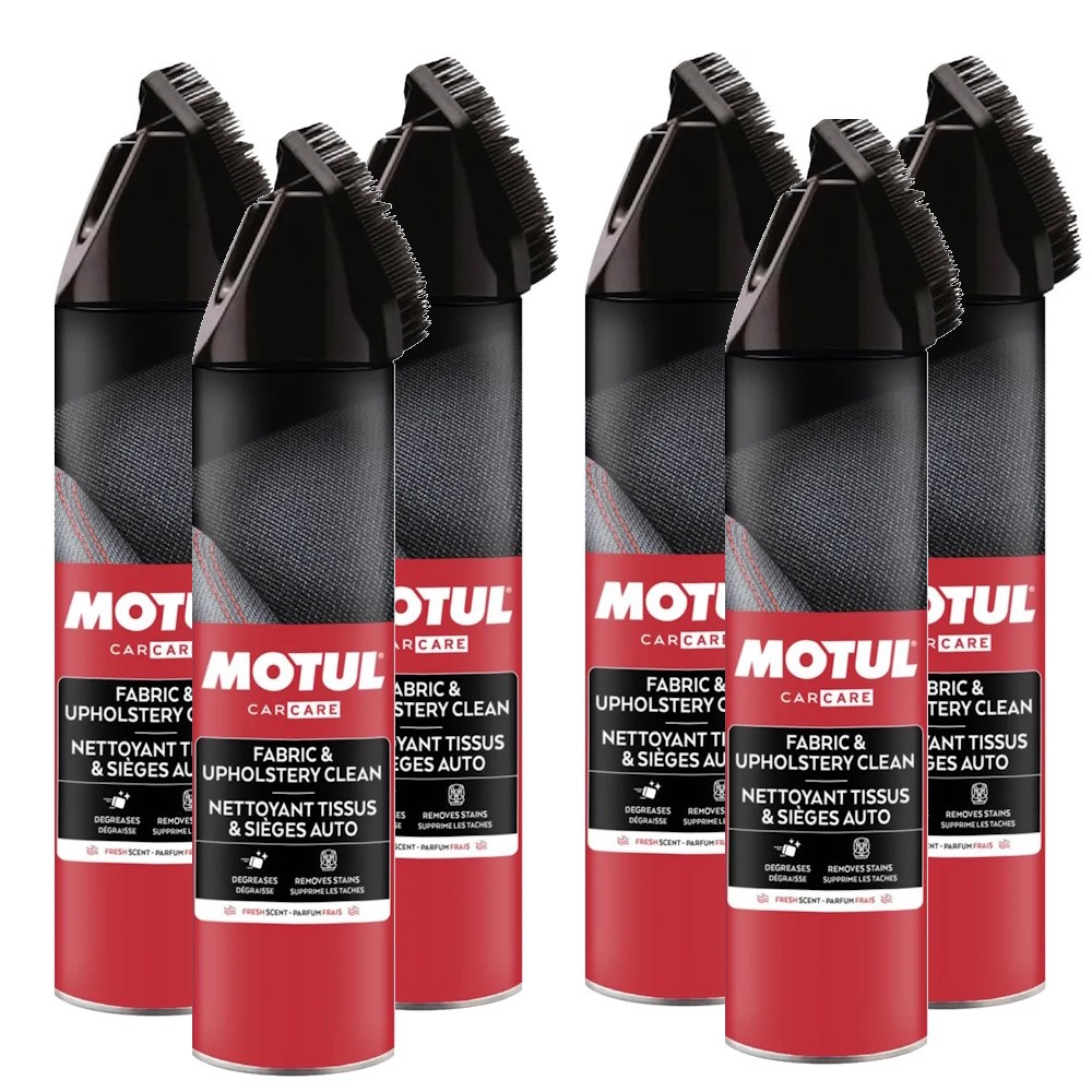 KIT MOTUL CAR CARE FABRIC & UPHOLSTERY CLEAN 6 UND
