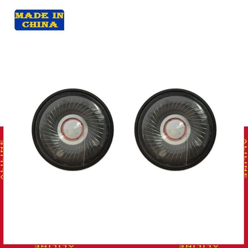 2 Peças Preto Durável 50mm Fone Ouvido Alto-Falante Driver 32Ohm 112db Reparo HIFI Para Fones