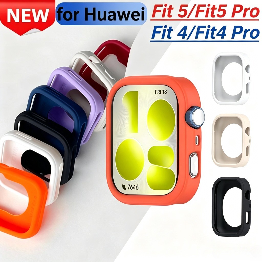 Capa De Silicone Macio Para Huawei Fit 5 Watch 4 Pro Fit5 , À Prova De Choque , Proteção Fit4