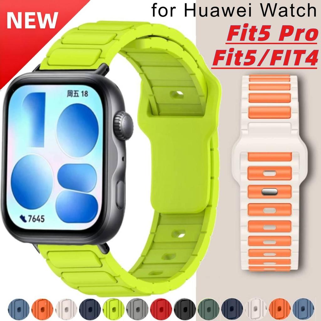 Pulseira Esportiva De Silicone Para Huawei Fit5 Fit 5 Pro Watch 4 Fit4 Loop/3 Presente