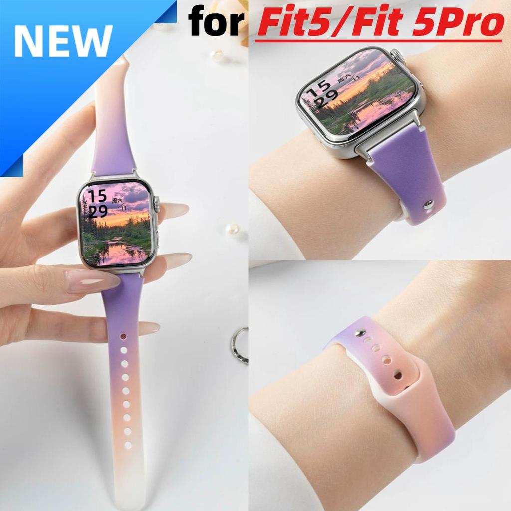 Pequena Pulseira Esportiva De Silicone Para Huawei Fit 5Pro Fit5 4 Novo Cinto De Substituição Banda Respirável Fit4 Pro