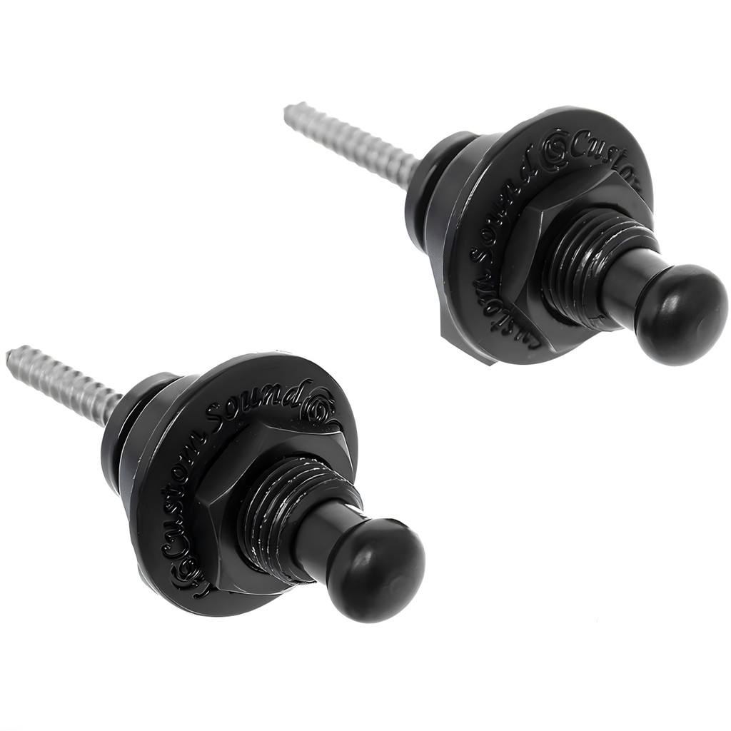 Trava Para Correia Strap Lock Custom Sound S1-BK Preto