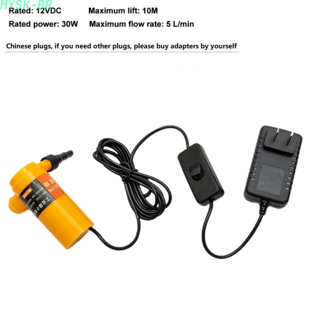 [MYSK]12V For water Pump with Detachable For water Connection Port for Cutting Machine