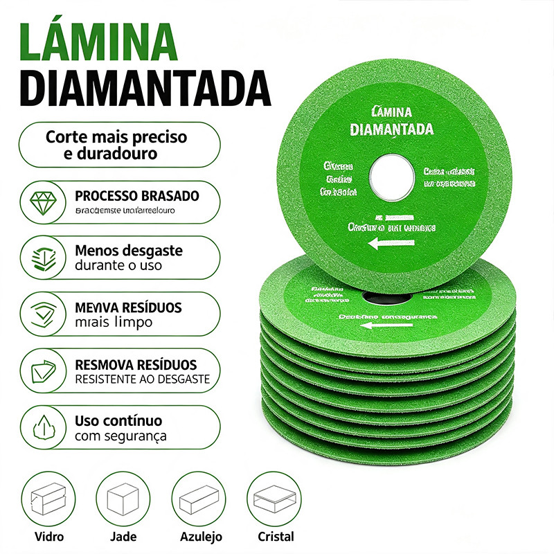 10/5/3/1 pcs Cutting Disc for Glass, Porcelain, Floor, Ceramic, Jade and Crystal, 100mm x 15mm