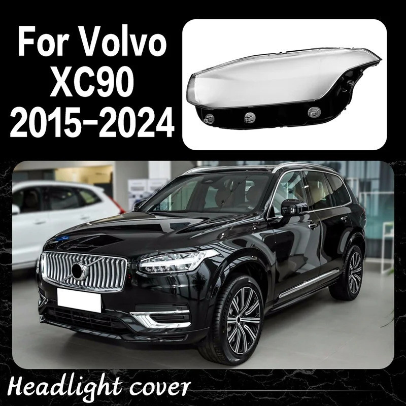 Capa Do Farol Para Volvo XC90 2015-2020 2021 2022 2023 2024 Escudo Lente Clara B