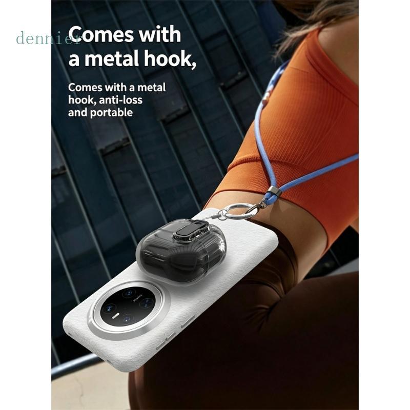 Den Thin TPU Guard Case Para FreeClip 2 Trava Segura E Função Suporte Dobrável