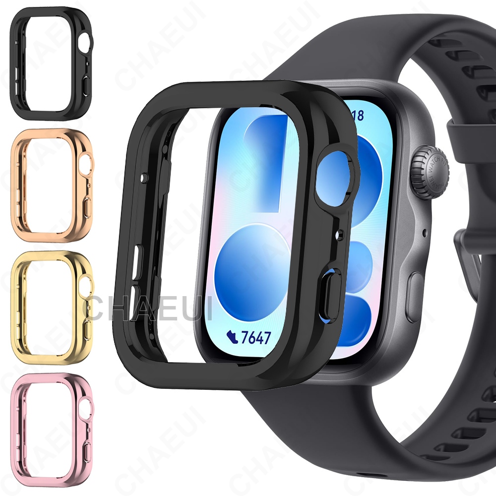 Protetor De Tela PC Case Frame Cover Acessórios Para Huawei Watch Fit 5 / Fit 5 Pro