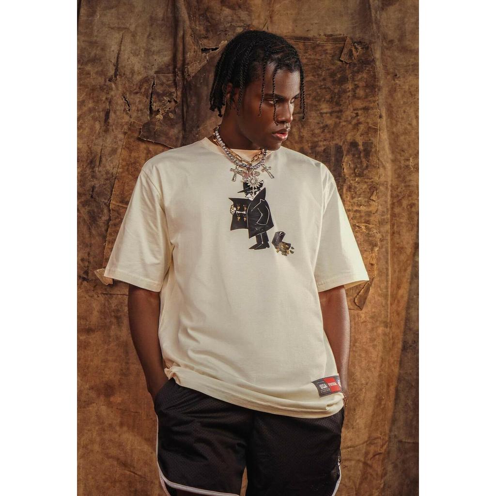 Camiseta Streetwear Prison Suitcase Money Off White M-EXG
