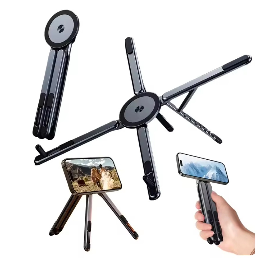 Suporte Magnético Multifuncional Para Telefone , Portátil , Tripé Dobrável , De Mesa iPhone , ipad , Tablet , Laptop