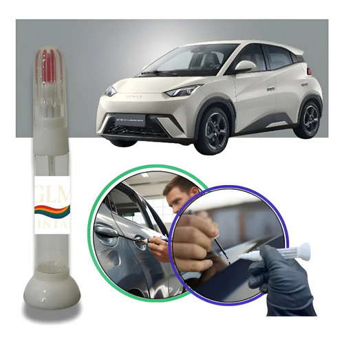 Caneta Micro Pintura Risco Apricity Whit Byd Pronta Para Uso Apricity White Byd