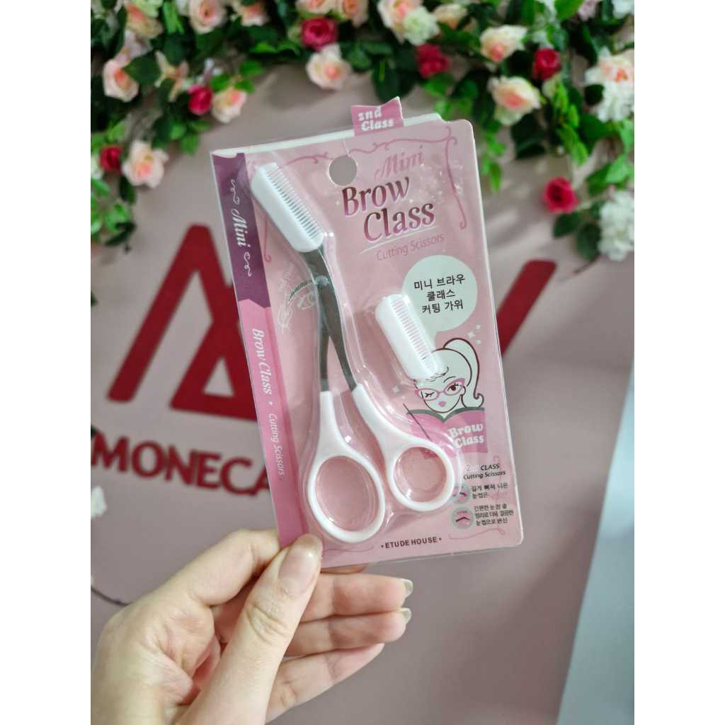 Tesoura para Sobrancelha com Pente – Mini Brow Class Cutting Scissors Etude House