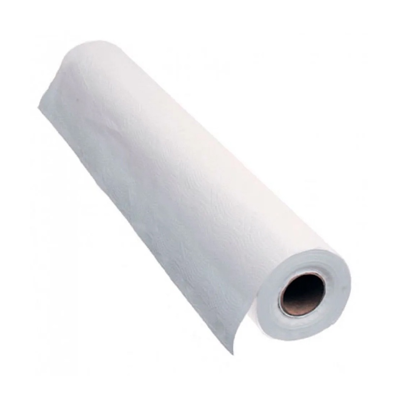 Lençol De Papel Bobina Descartável 50x50m Cera Fácil