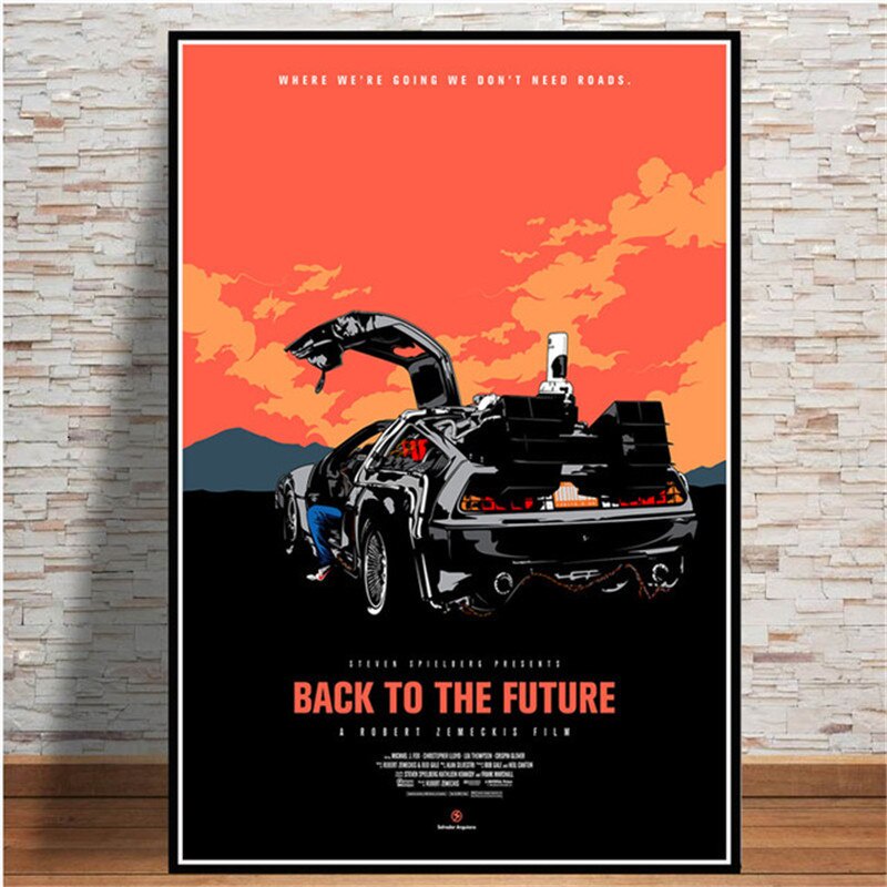 Quadro Decorativo Filme De Volta pro Futuro 20x30