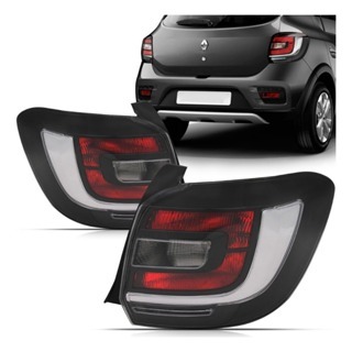 Kit Lanterna Traseira Sandero Stepway Fume Bicolor 2015 2016 2017 2018 2019 2020