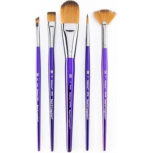 Kit Pinceis com 5 Peças All Media Moderna 77 Series Brush Sets Royal e Langnickel - Rmod-set772
