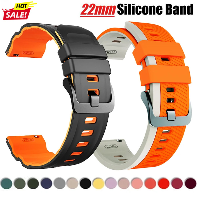 Pulseira De Silicone Universal De 22mm Para HUAWEI WATCH GT6 5 4 3 2 46mm SmartWatch GT6pro 46mm Ultimate2 Acessórios De