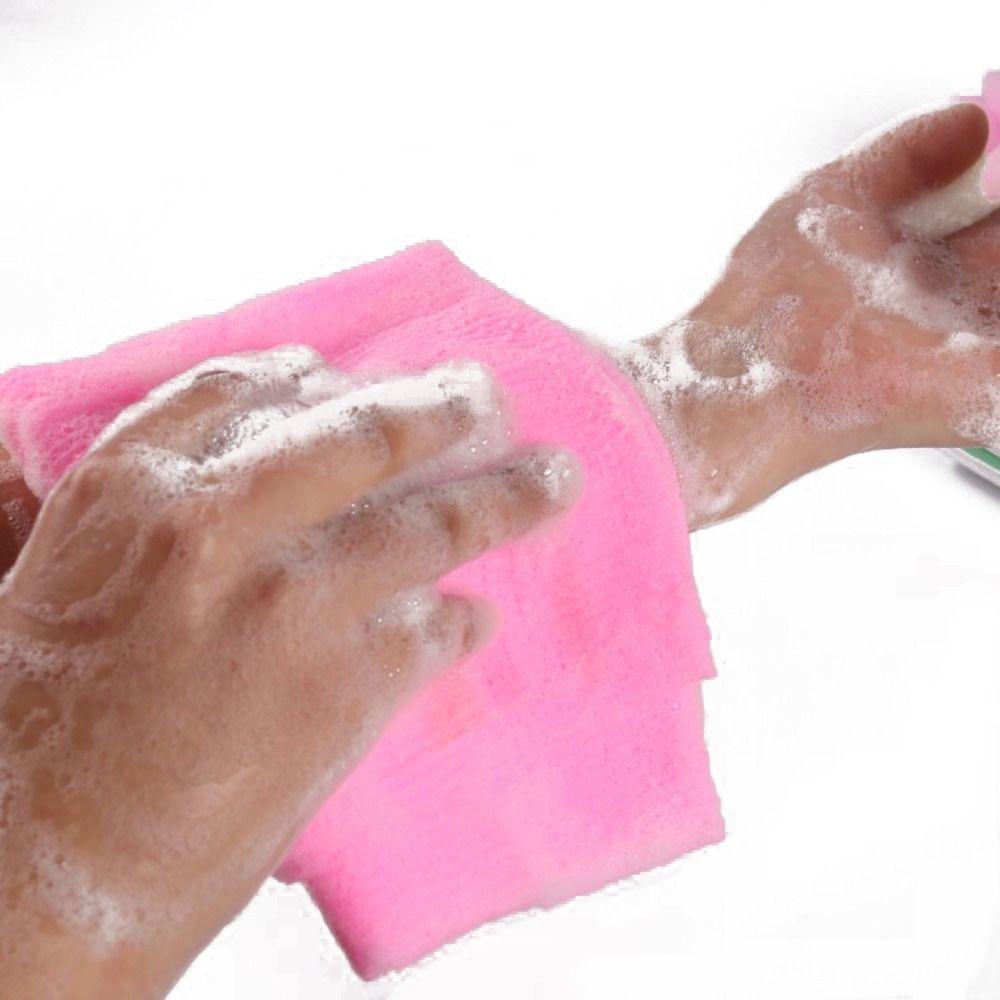 SUEBR Back Ferramenta De Esfregar , Bath Spa Clean Long Strip Scrubber , Toalha Nylon Para Chuveiros