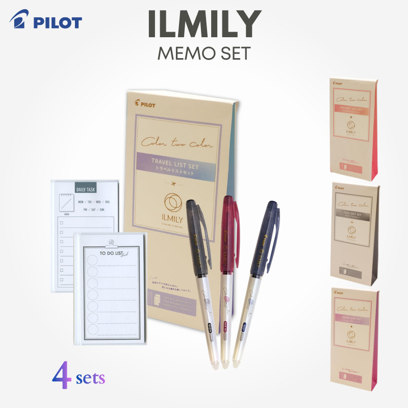 PILOT ILMILY Color Two Color Memo Set Collection