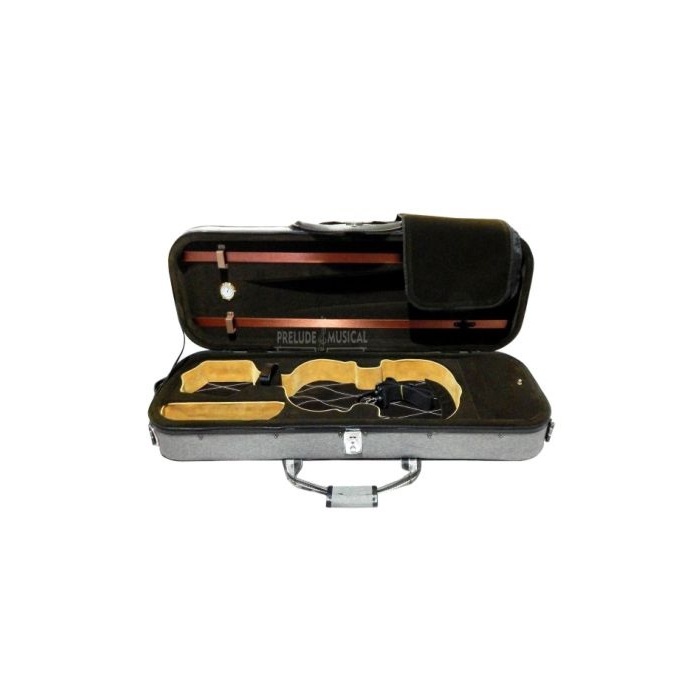 Estojo Case Retangular Violino Box Square High quality Cinza
