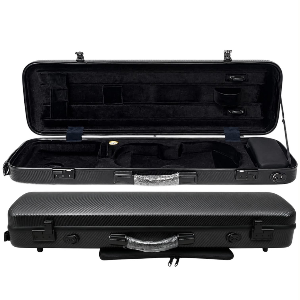 Estojo Case Violino Fibra Carbono Retangular High Quality