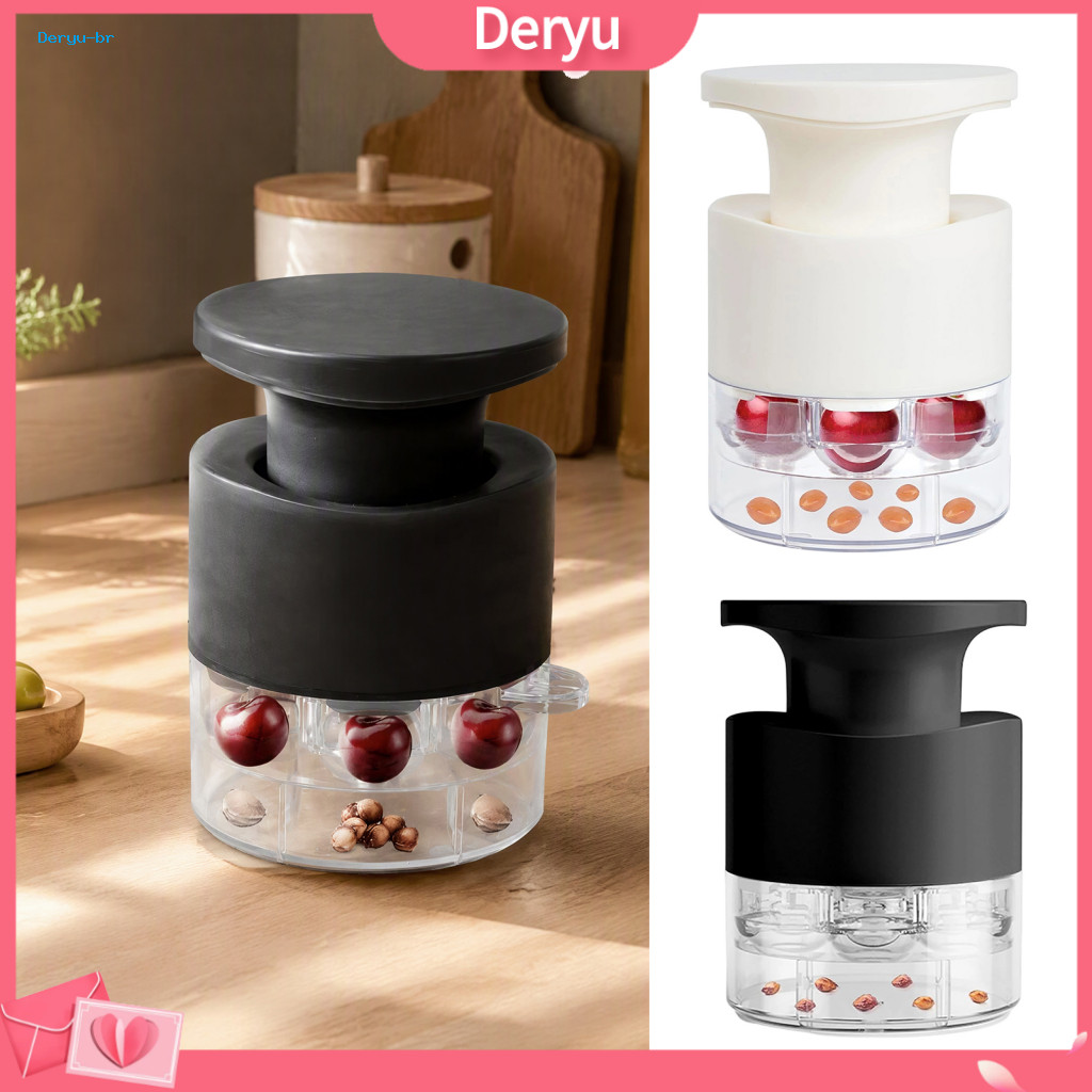【Material】Our cherry pitter is made of mostly ABS material Cover stainless steel construction for Solid s