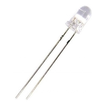 50 Peças - Led Pisca 5mm Azul Transparente Promoção