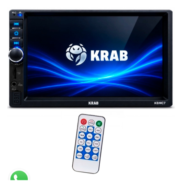 Central Multimídia Receiver Krab KBRMC7 / 7