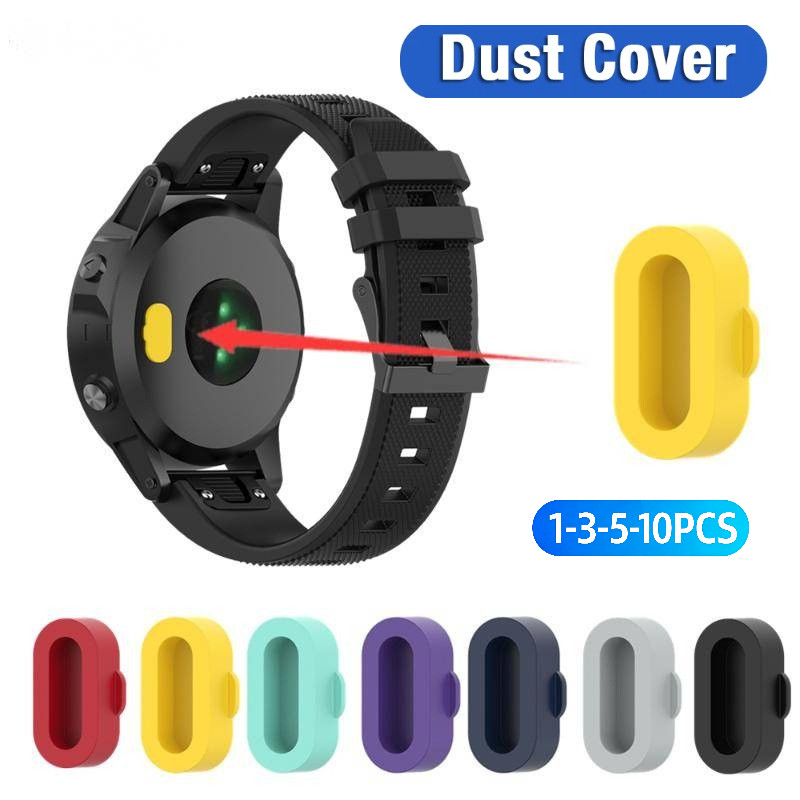 1-5PCS TPU Dust Soft Plug Para Garmin Forerunner 265 Fenix 9 Instinct Venu 4 3 2 epix Active 5 6 Tactix8 Smart Watch Por