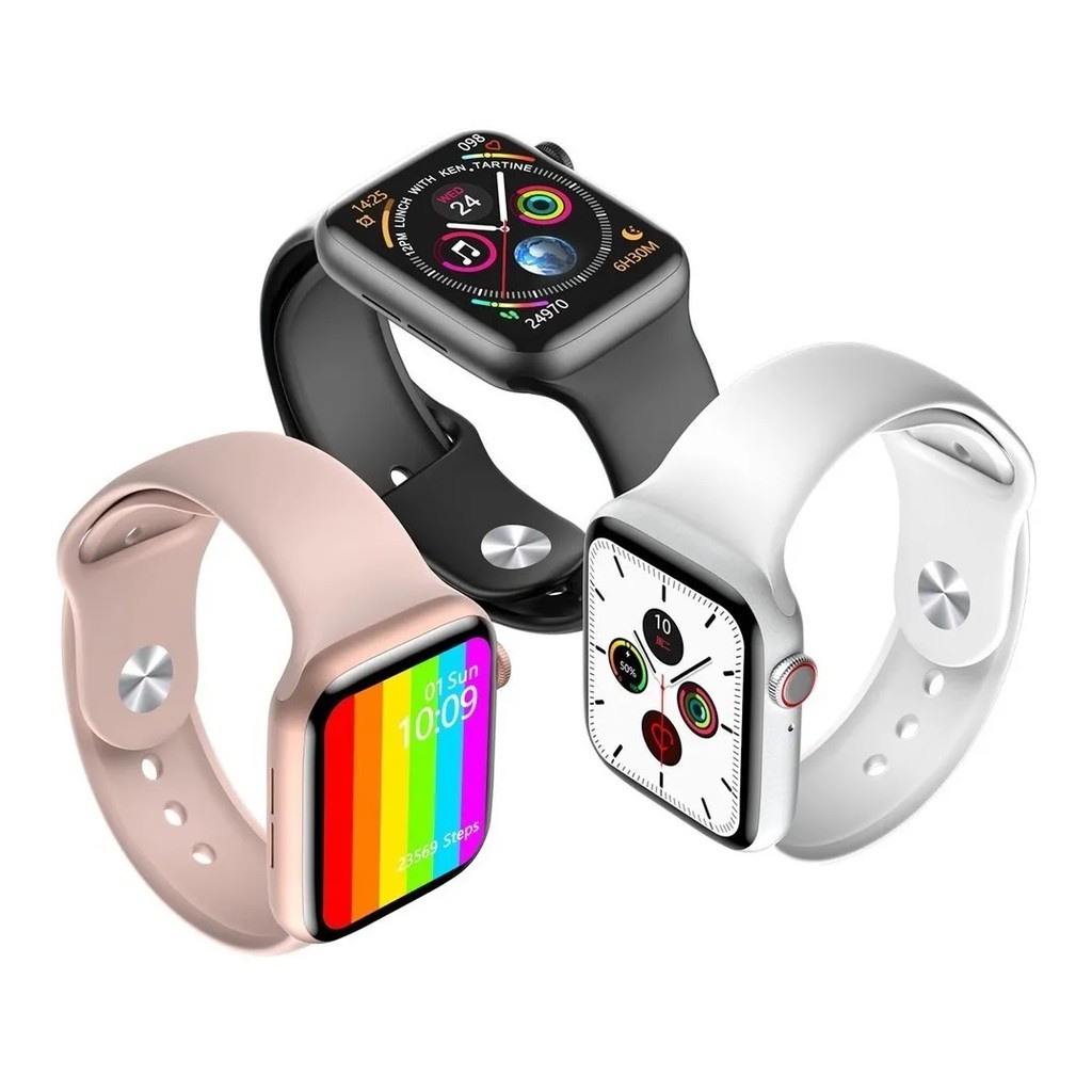 Relogio Smart Watch W26 Tela Infinita 44mm M Active