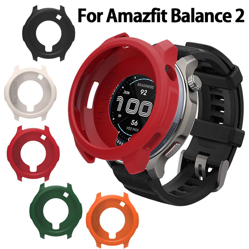 Capa Protetora De Silicone Para Amazfit balance 2 , Completa De Tpu Macio , Cores Ocas