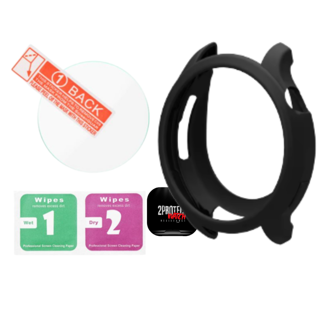 Kit Protetor de tela e Capa case Amazfit Balance