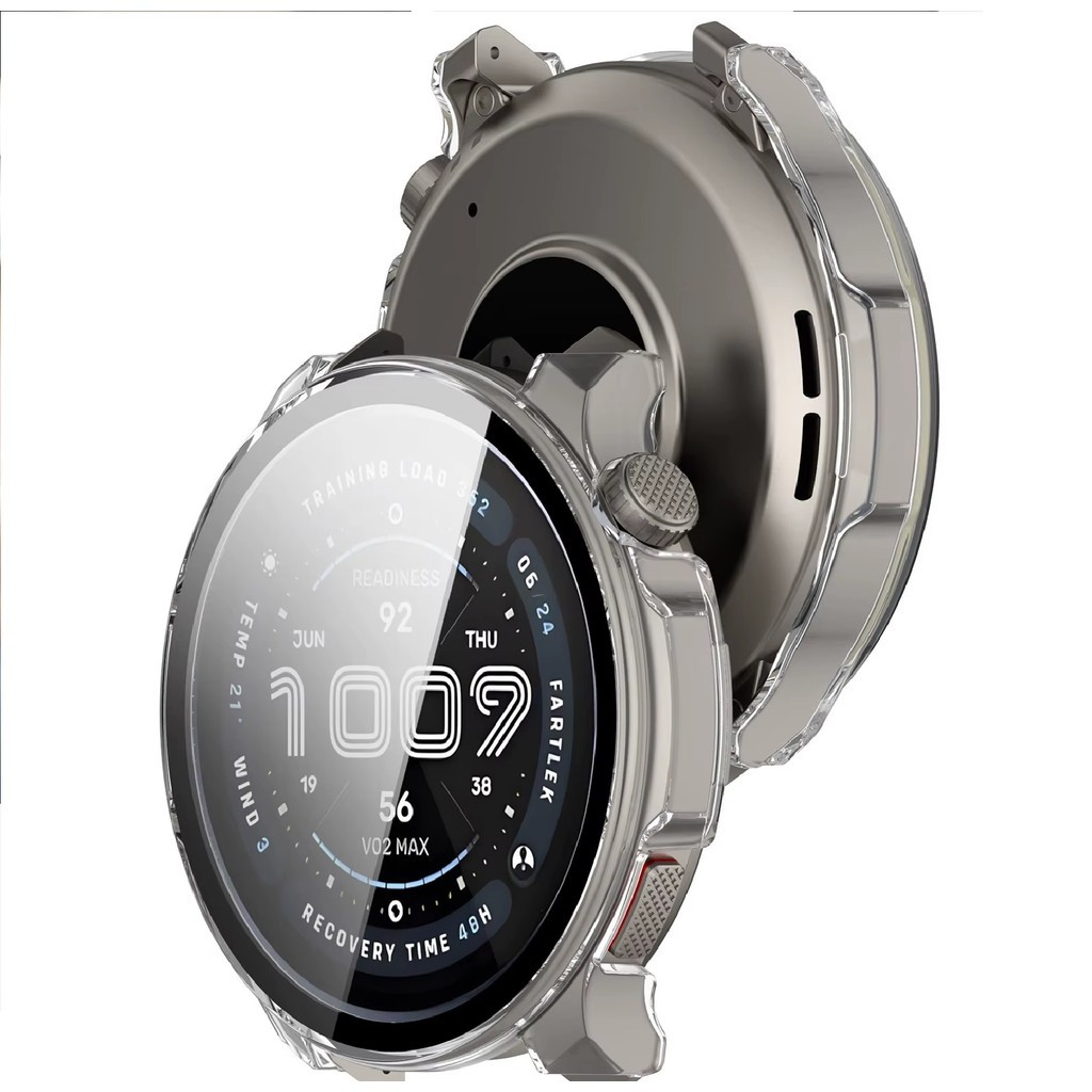 Amazfit Balance 2 - Capa Bumper 360 Transparente Proteção 2 em 1 Esportiva Premium