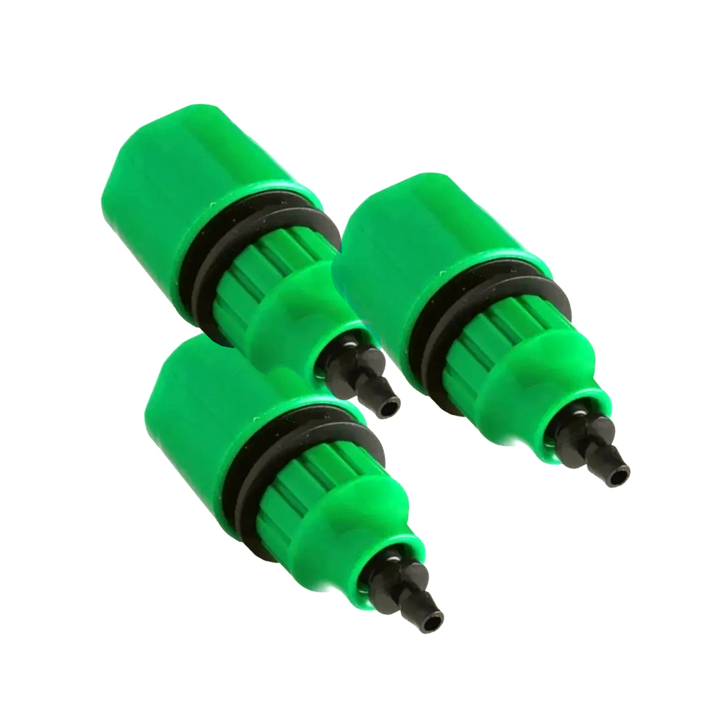 3x Conector Para Mangueira Micro 1/4 E 3/8 Irrigacao