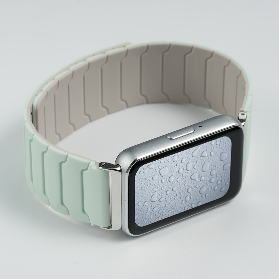 Pulseira Magnética Para Samsung Galaxy Fit 3 Esporte Silicone De Relógio Fit3 Acessórios Correa Masculino Feminino Cinta