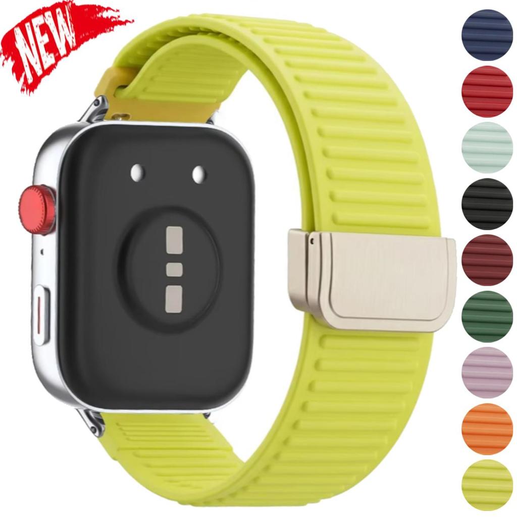 Pulseira De Silicone Com Fivela Magnética , Para Huawei Fit 5 4Pro Watch Fit5Pro 4 Fit3