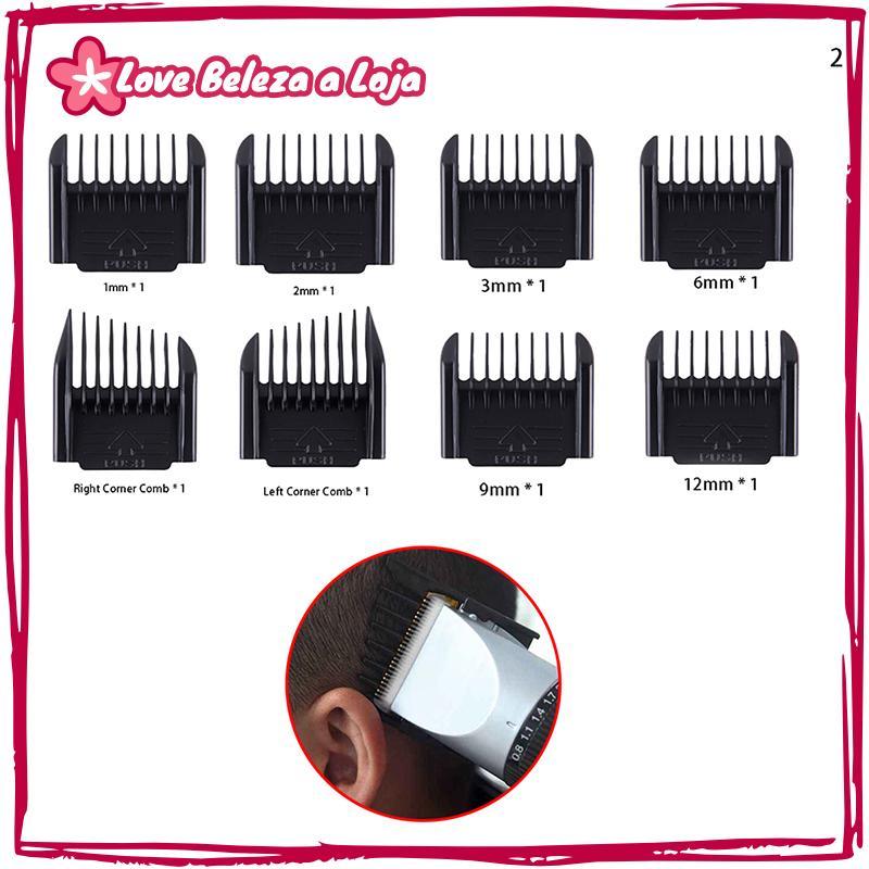 LOVEGOSHOP 4 Pçs/Set Guia De Corte Conjunto De Ferramentas De Cabeleireiro Limitb Aparador De Cabelo Barbeador BR